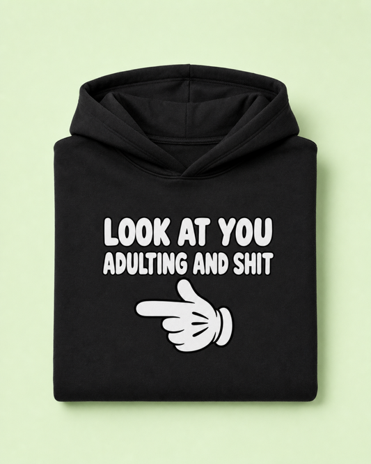 Große Fresse- Kleine Forelle Unisex Hoodie